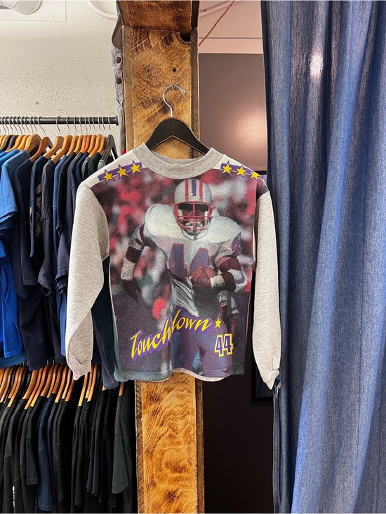 Vintage Other - Vintage Kids Touchdown Grey Graphic Longsleeve
